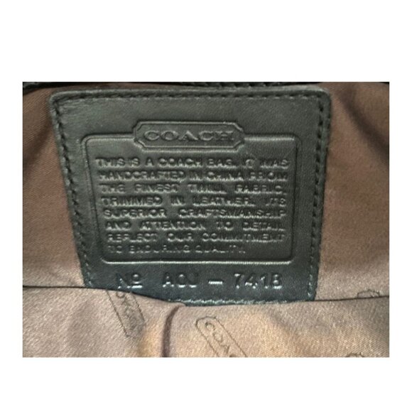 Coach 7418 Black Tote Bag, Shoulder Bag, Slim Design, Excellent Condition - Picture 4 of 13